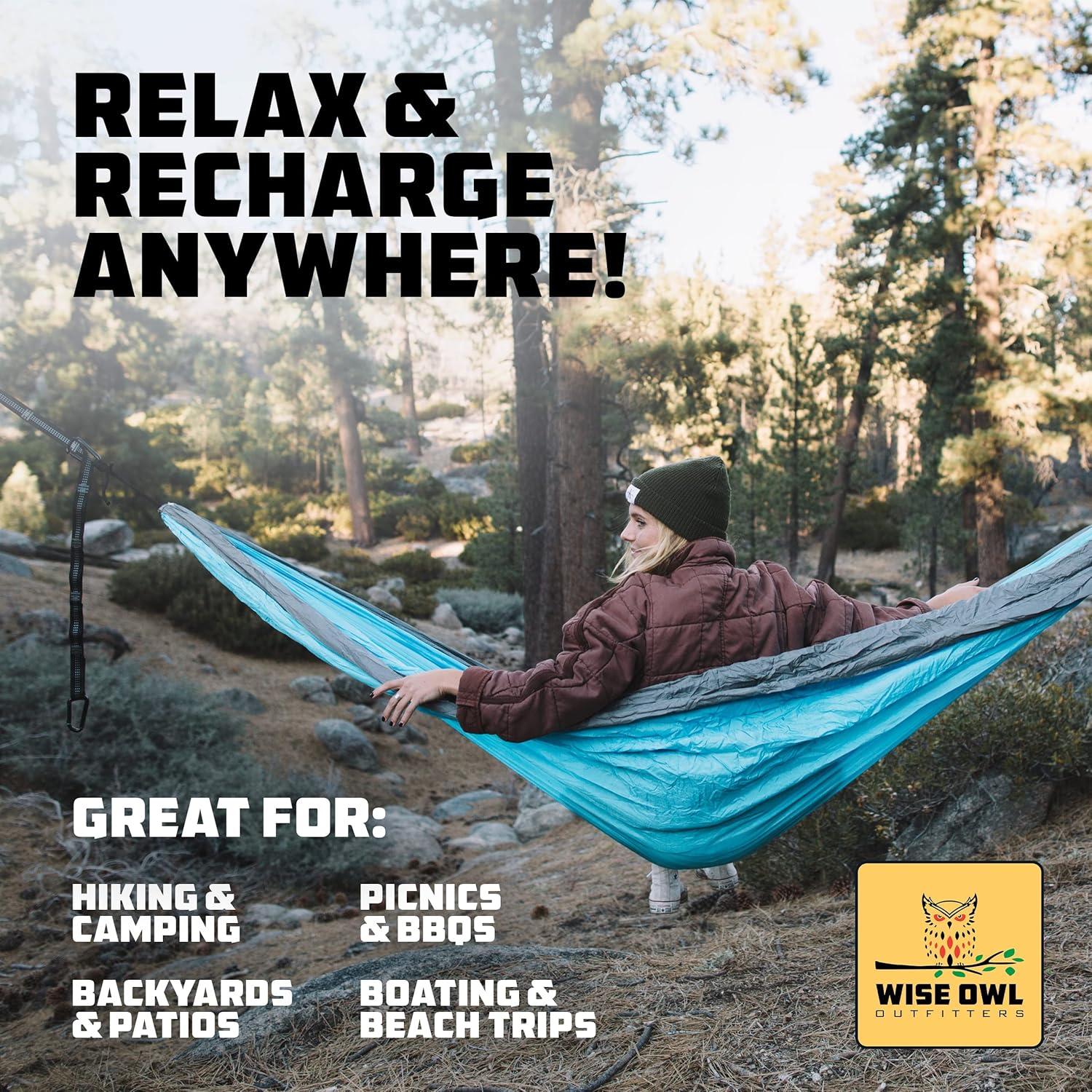 Wise Owl Camping Hammock
