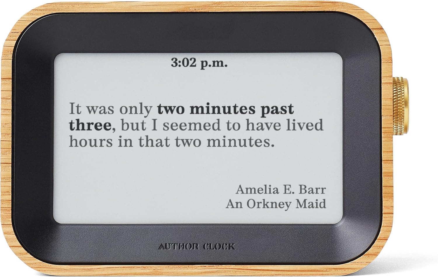 The Author Clock
